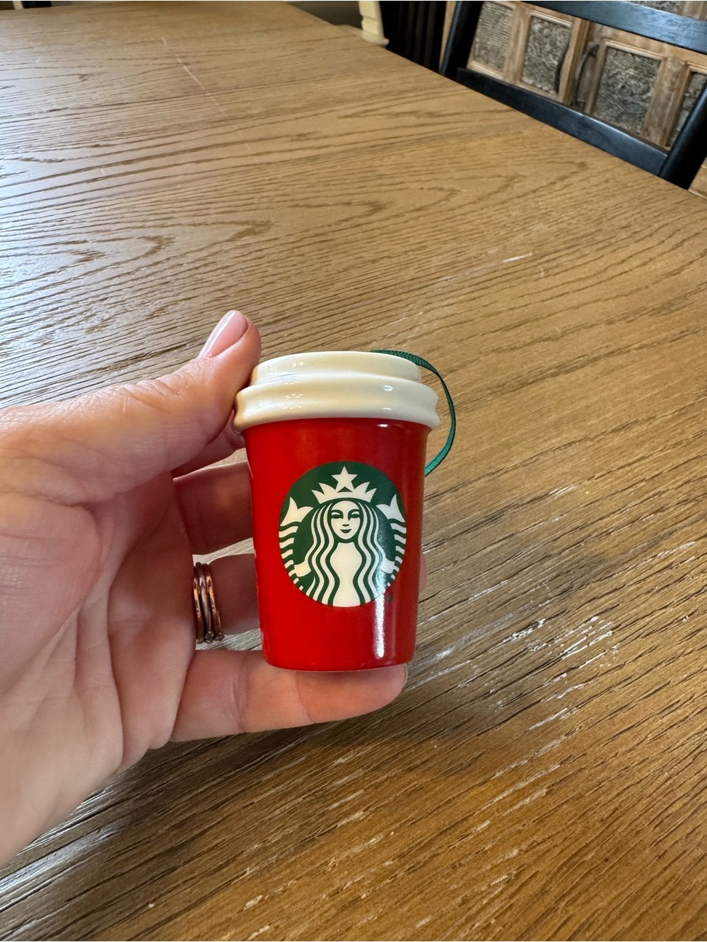 Starbucks Red Holiday Mini Cup Ornament- Oregon
